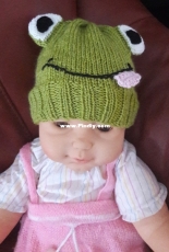 frog childrens hat - My work