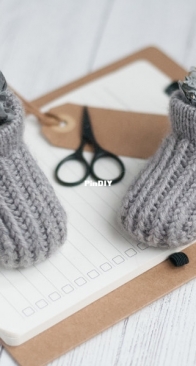 Harry Stay-on Baby Bootie by Julia Adams