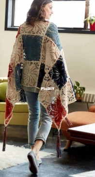 Yarnspirations - Pinwheel Shawl - Free