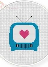 Daily Cross Stitch - Love On TV