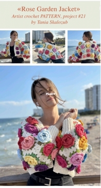 Tscrochetdesign - Tania Skalozub - Rose Garden Jacket