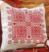 Broderies Marocaines- Laurence Roque- Le coussin aux arabesques