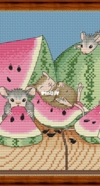 Mice and Watermelon - Alena Koshkina