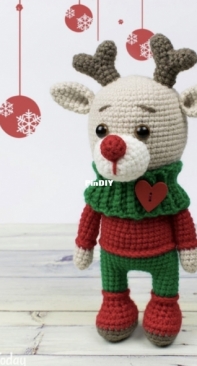 Amigurumi Today - Unknown Designer - Christmas Deer - Free