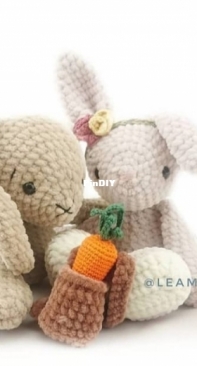 Leamigurumi - Lena Seibel - Lou the Bunny - Spanish