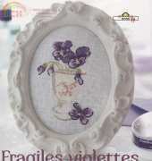 Fragiles violettes from Creation Point de Croix 07
