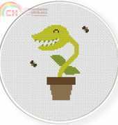 Daily Cross Stitch - Venus Flytrap