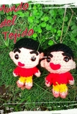 Shin chan llaveros