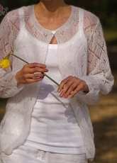 Camelot Diamond Lace Cardigan by Sian Brown
