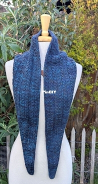 Snowbird Scarf by Kalurah Hudson