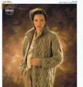Sirdar Knitting Pattern 9110-Ladys Chunky Cabled Cardigan