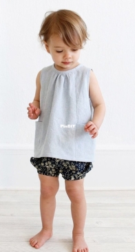 Wiksten - Jenny Gordy - Baby and Toddler Bloomers and Pants - Sizes 0-3 yrs