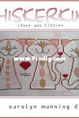 CM Designs - Carolyn Manning - I Love You Kitties (February Whiskerkins Trio)