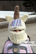 Newborn Knots - Amanda Chapman - 96 Unicorn Balaclava