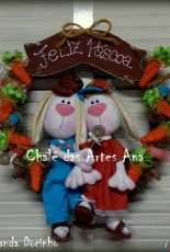 Chale das Artes Ana Guirlanda Docinho -  Candy Wreath –  Soft Dolls - Portuguese