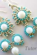 BeadsMadness-Tutorial Beaded Mongolian Earrings by Svetlana McDaniel