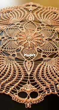 Galyna Borysova - Галина Борисова - Chrysanthemum Doily - Салфетка Chrysanthemum- Russian