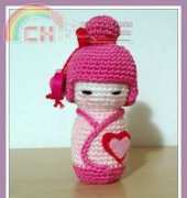 Pink Kokeshi