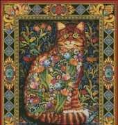 HAED HAELTJ-103 Tapestry Cat by Lewis T. Johnson