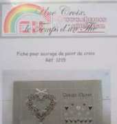 Une Croix le Temps dun Thé 1215 - Coeurs dhiver