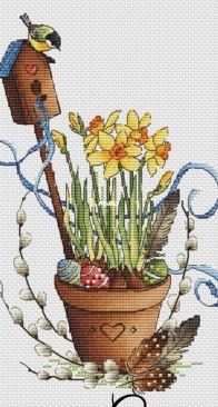 SAstitch - Easter Daffodils by Svetlana Sichkar