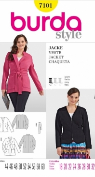 Burda Style 7101 Jacket