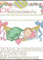 Vervaco 67.014 Birth Annoucement xsd + pcs