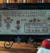 Falling Star Primitives Anna Cole Redwork Sampler