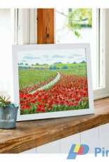 Poppy Field from Russian Cross Stitcher 134 July 2015