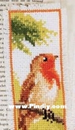 Vervaco 17.515 Robin bookmark XSD