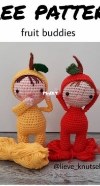 My Anne Creations / Lieve Knutsels - Annemijn Ras - Fruit Buddies - Free