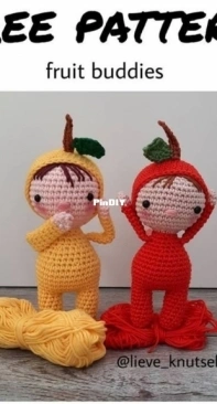 My Anne Creations / Lieve Knutsels - Annemijn Ras - Fruit Buddies - Free