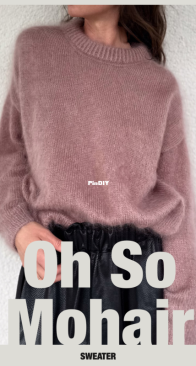 Oh So Mohair Sweater by Tatjana Sieke - ohwhata knit