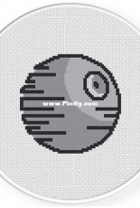 Daily Cross Stitch - Round Space Station