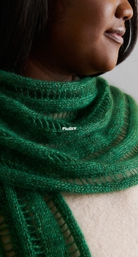 Lace Columns Wrap by Purl Soho-Free