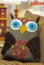 Owl Pillow from Handmade Magazine