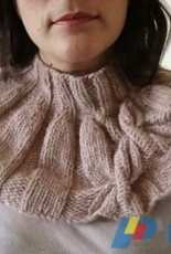 Cadeau Cowl by Wei S. Leong / Kiwiyarns Knits-Free