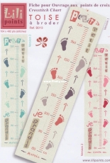 Lili Points B013 Toise / Height Chart 3 Colors XSD