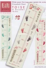 Lili Points B013 Toise / Height Chart 3 Colors XSD