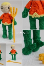 Aquaman crochet doll