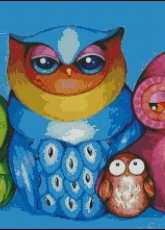 HAED ANK134 Owl Family Portrait Annya Kai