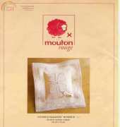 Mouton Rouge - Coussin Alliances Bonheur