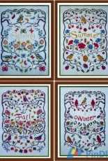 Filigram A44, A45, A46, A47 - Winter, Spring, Summer, Autumne