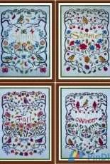 Filigram A44, A45, A46, A47 - Winter, Spring, Summer, Autumne