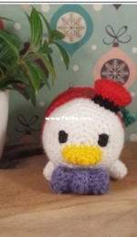 Delinlea - Danielle - Donald Tsum Tsum Amigurumi - Free