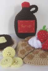 Crochet N Play Designs - Crafty Anna - Pancakes Waffles and Syrup