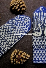 Schwanensee Mittens by Dela Hausmann - free