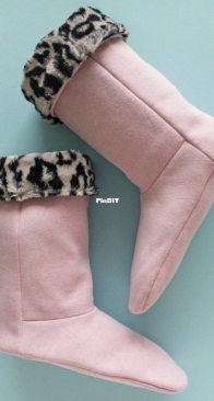 Tilly and the Buttons - Snuggly Slipper Boots - Sizes S-L