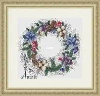 Ameli Stitch - Winter Dream Wreath by Anna Smith / Kuznetsova