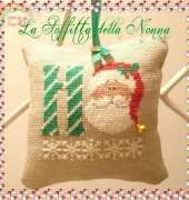 Cross stitch small pillow